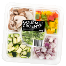 Groente gourmetschaal